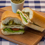 Grilled Chicken Pesto with Provolone